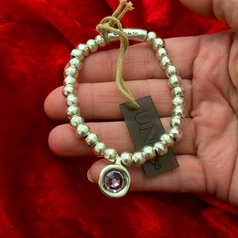 New with Tags Uno de 50 silver bracket stunning!
